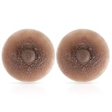 Vollence Adhesive Silicone Nipples Reusable Attachable Nipple for Breast Forms