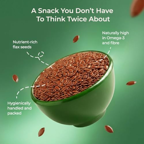 Image of Khetika Naturale Flax Seeds 500G | Natural Alsi | Good for Hair Health