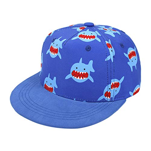 Kids Baseball-Hat Baby-Boys Baseball-Cap Shark-Print Snapback Trucker Sun Hat For Toddlers(Fit 1-3T) #TOP9