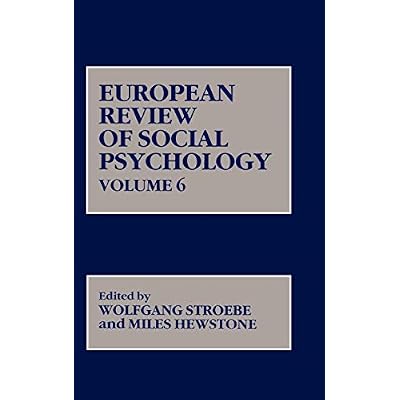 European Review of Social Psychology, Volume 6