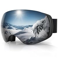 Gafas Esqui Hombre Findway Gafas De Esquí, OTG Gafas De Nieve, Lentes Intercambiables Para Hombres Adultos Mujeres Y Jovenes Gafas De Esqui