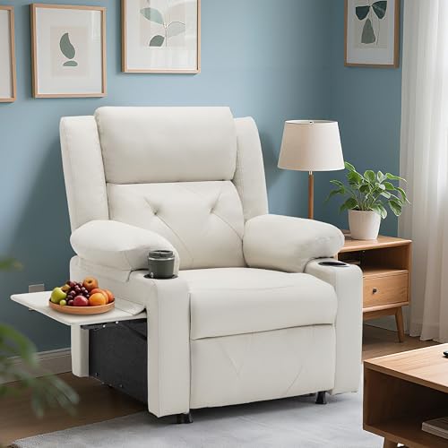 Sillón reclinable con calefacción verde menta miniatura 1