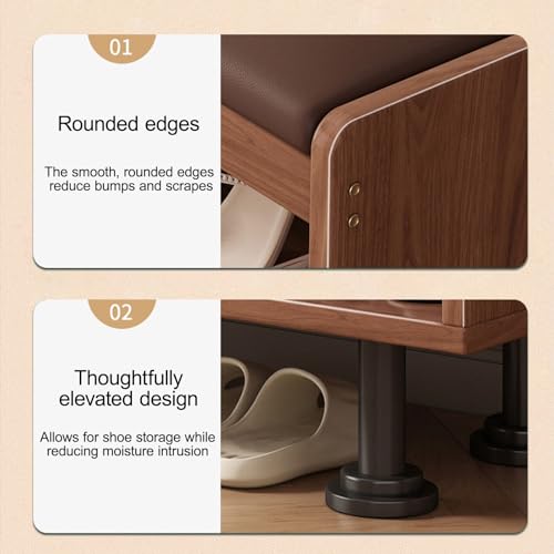 Meuble à chaussures multifonction peu encombrant pour rangement chambre