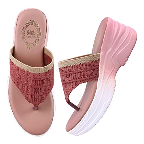 Image of madam glorious women's /girls stylish soft comfortable v shape wedges for women stylish