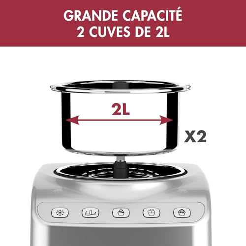 Magimix Gelato Expert Compressor ice cream maker 2 L 180 W Stainless steel - Afbeelding 4