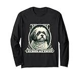 Photo Gallery in shih tzu ci fidiamo del divertente cane shih tzu vintage maglia a manica Photo Gallery in shih tzu ci fidiamo del divertente cane shih tzu vintage maglia a manica