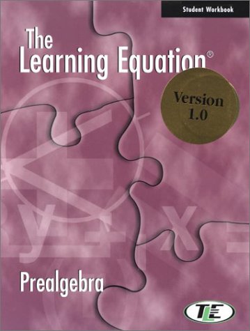 The Learning Equation Prealgebra Student Workbook with CD (Class Test)