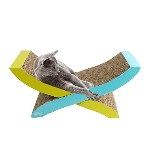 PAWISE Cat Scratching Pad Scratching Cardboard Cat Scratcher Lounge