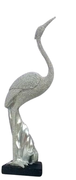 置物　鳥　鶴　オブジェ　銀　シルバー　モダン　部屋　装飾品　置き物 Amazon.co.jp: [Rebirth]置物 鳥 鶴 オブジェ 銀 シルバー