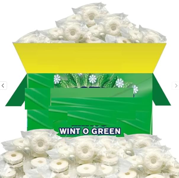 Wint O Green Hard Candy 10 lbs Bulk Pack of Mints Individually Wrapped Bulk Mints for Parties and Events Ideal Wintermint Candy for Refreshing Breath and Enjoyable Snacking