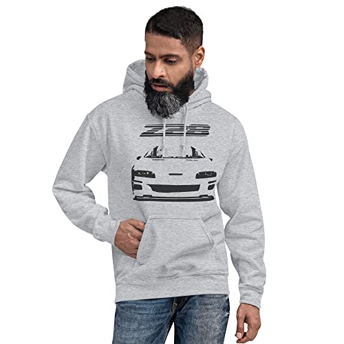 Chevy Camaro Z28 Fourth Generation 4th Gen Unisex Hoodie Sport Grey4