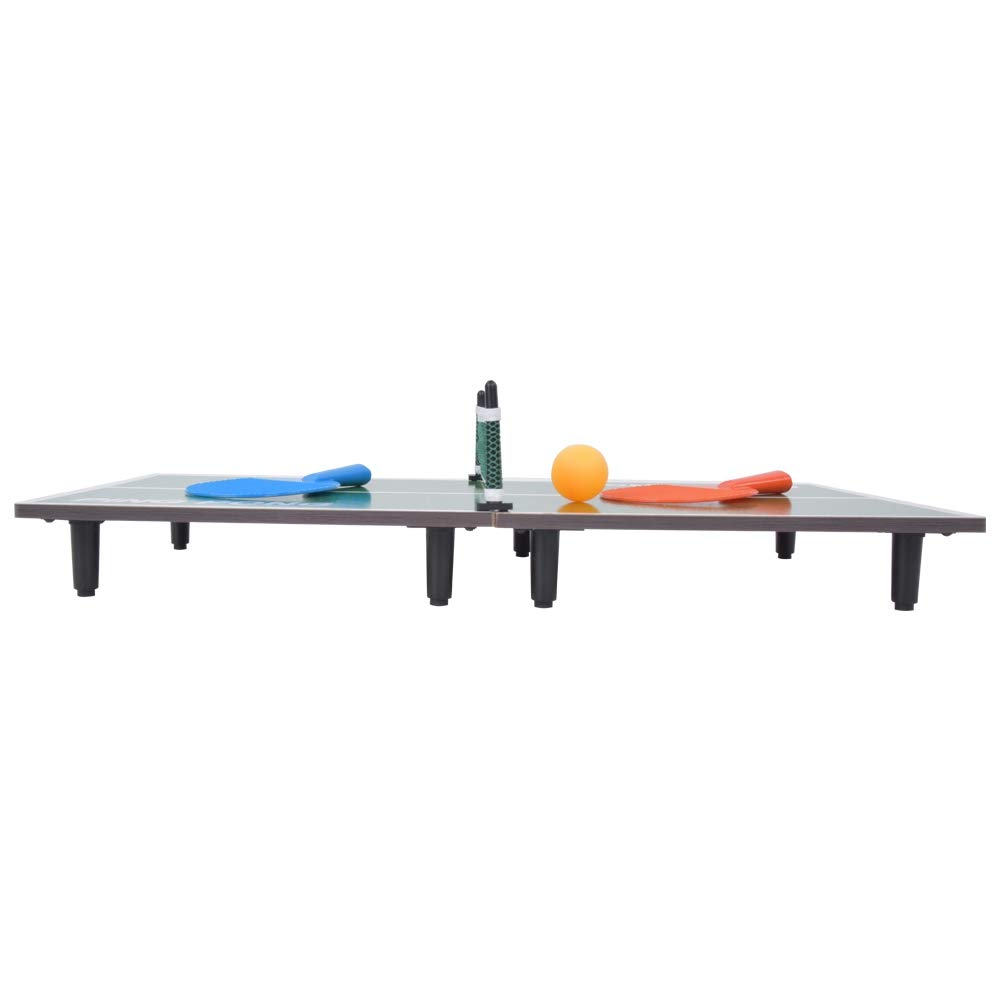 Tavolo da Pong Pieghevole Portatile, Design Stabile e Stabile delle Parti, Facile da Installare, con Materiale in Fibra di Legno di Alta qualità, per L'intrattenimento Indoor