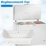 KUAFU 2 X 5304512718 24.5" Panier de rangement Compatible avec Frigidaire Coffre congélateur Organisateur Bins Accessoires de rangement