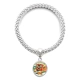 maler katzenmeyer Paketmenge: 1 x Armband DIYthinker Damen Miaoji Malerei Katze Winter-Schnee-Zug-Splitter Armband Laufende Anhänger Schmuck-Kette