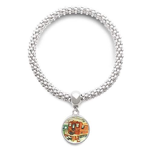 Bracelet chaîne de bijoux pour les femmes idée cadeau pendentif chat de neige