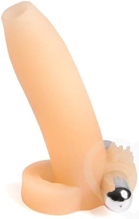 Vibrating Male Girth Enhancer Sleeve for Enlargement and Enhanced Pleasure ZL08724