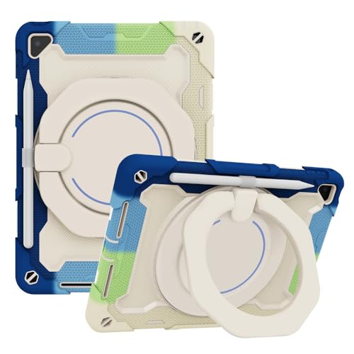 Funda iPad 2018 para niños y viajes con correa ajustable azul