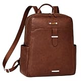 Mochila Bolsa Feminina Casual Antifurto Média Charmosa Espaçosa Dia Dia Passeio Trabalho Faculdade (Browm)