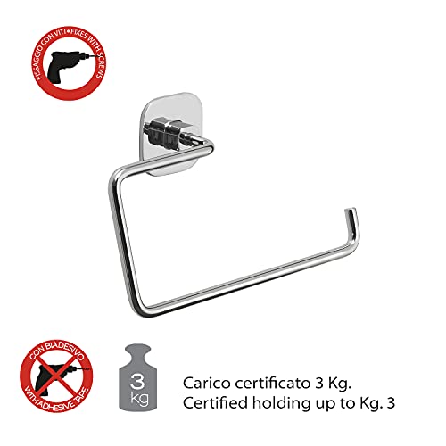 Gedy G-Teide Porta Asciugamani Bagno ad Anello