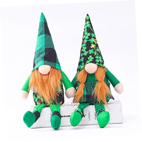 Gnome irlandais Saint Patrick Cabilock pour une decoration de table festive