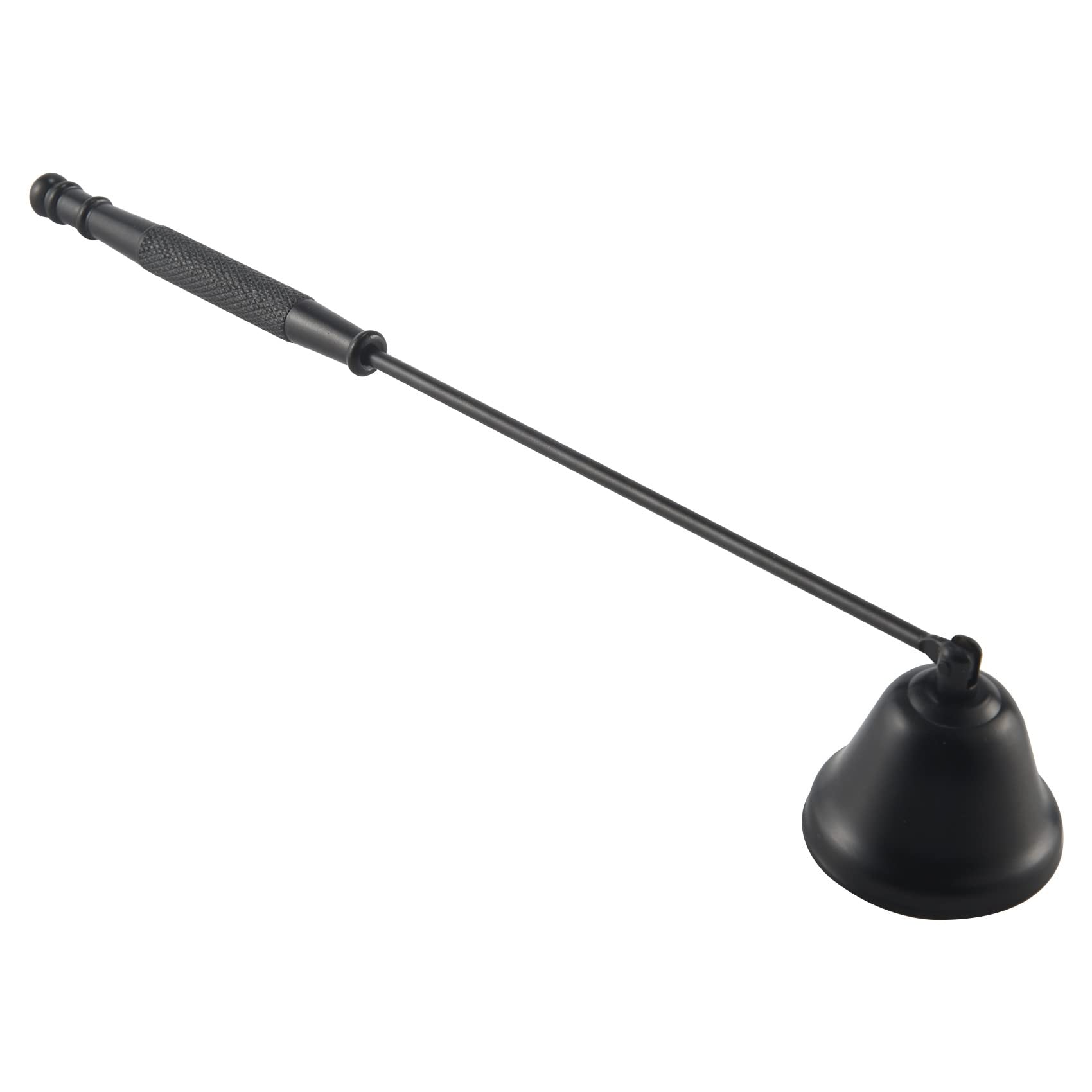 Dewedrt Candle Wick Snuffer Stainless Steel Candle Flame Trimmer Bell Shaped Oil Lamp Scissor Cutter Wax Candle Extinguisher Black
