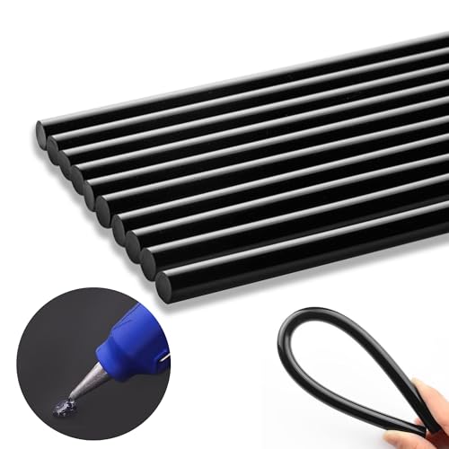 Image of 10Pcs Black Paintless Dent Repair Glue Sticks,High Viscosity Hot Glue Sticks Paintless Dent Repair Tool for Car Repair Dent Remover Tool Set and Gluing Project