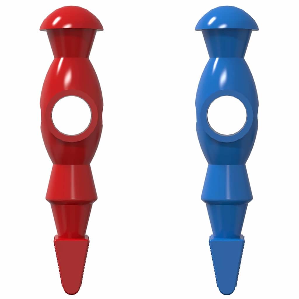 Ensemble de pièces de Joueurs de Baby-Foot Modernes en Plastique HIPS Noir et Blanc pour Tables de Jeu intérieur, Facile à Assembler, Durable, pour l'entretien et la réparation