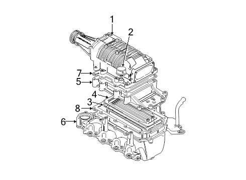 Ford 1L3Z-9H486-BA, Fuel Injection Plenum Gasket