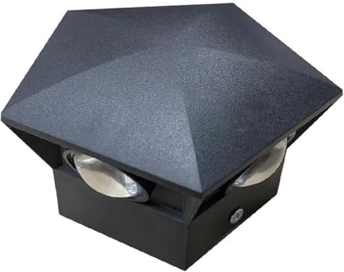 Image of Groeien 10W Pentagram Shape Waterproof LED Five Way Indoor Outdoor Exterior Wall Light (Warm White,ABS Plastic) (1)