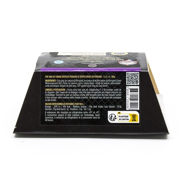 Excellence de Foie Gras de Canard et Truffes Noires du Périgord 10% 180g