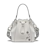 Karl Lagerfeld Paris Adele Bucket Bag, White