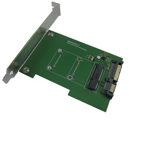 Micro SATA Cables|SATA III Adapter for mSATA SSD with PCI-e Full Bracket