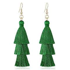 Green earrings