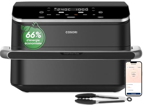 COSORI Air Fryer 10L Twinfry, Friteuse sans Huile Double Résistance, Airfryer à Dual Zone Avec...