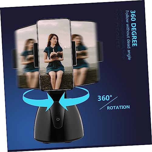 Soporte de teléfono con seguimiento facial y rotación horizontal para vídeos 4