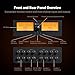 Fosi Audio LC30 VU Meter Amplifier Speaker Selector Switch Box Audio Visualizer 2 in 2 Out Vintage Switcher for High Power Stereo Class A, B, AB, D, Tube Amps Home Audio Component with Remote Control