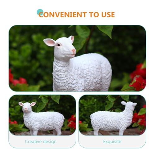 Agneau Blanc en Résine : Solution Déco Originale Contre les Espaces Ternes - 4