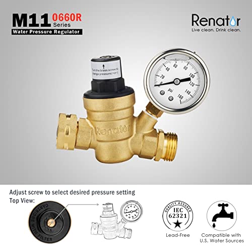 Renator M11-0660R Rv Water Pressure Regulator thumb #6