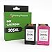 305XL Ink Cartridges Black and Colour,Remanufactured for HP Printer Ink 305 XL for DeskJet 2700 2710 2720 2724 Plus 4100 4120 4130 Envy 6000 6020 6032 Pro 6400 6420 6430(2 Pack)
