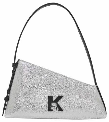 Sac Karl Lagerfeld Jeans Geo argenté pour illuminer vos tenues de soirée et journées