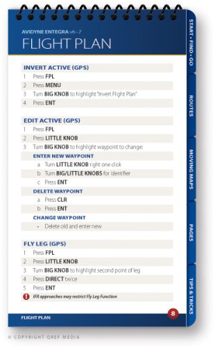 Avidyne Entegra (Ver. 6-7) Qref Checklist      Spiral-bound – December 15, 2008