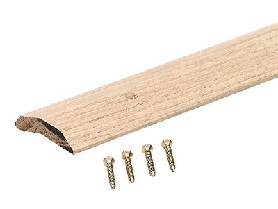 M-D Building Products 85365 Wide 1-7/16-Inch by 72-Inch Carpet Trim, Unfinished