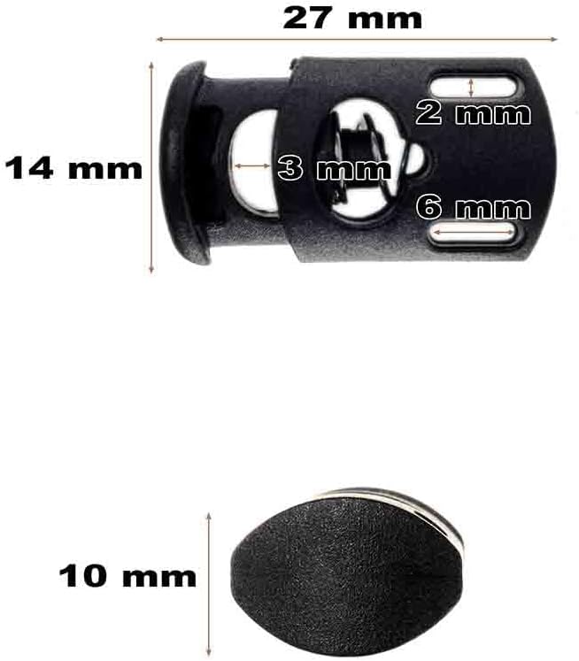 Paracord Planet Plastic Cord Locks with Dual Slots – 15+ Colors to Choose from in Packs of 5-100 - Image 3