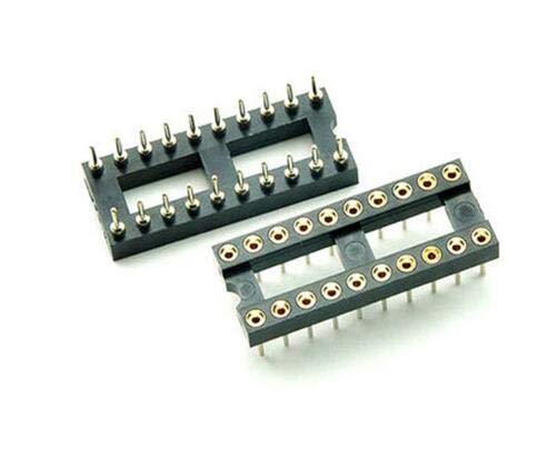 Wiring Connecting Terminals - 10PCS 20 Pin Round DIP IC Socket Adapter 20Pin Pitch 2.54mm Connector