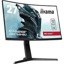 iiyama 27 FHD Curved ETE Panel 165Hz G-Master GB2766HSU-B1, 68.6, W126258174 G-Master GB2766HSU-B1, 68.6 cm 27, 1920 x 1080 Pixels, Full HD, LED, 1 ms, Black