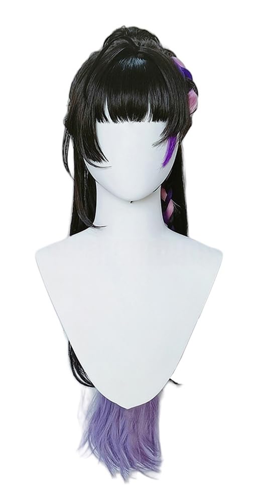 Amazon.co.jp: 狂蘭メロコ コスプレウィッグ ポニーテール ブラック