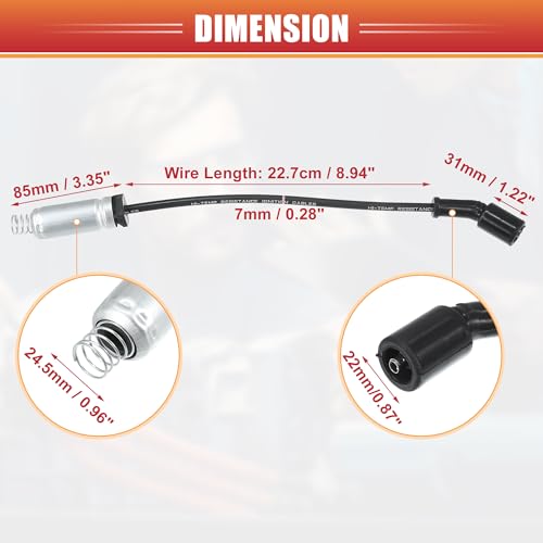 ACROPIX Cabo de chicote de bobina de ignição para vela de ignição de carro 7 mm adequado para Chevro