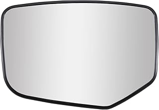 LOIYLLEN Driver Side Mirror Replacement for 2008 2009 2010 Honda Accord Mirrors Glass - Convex Mirror Glass, Left Side Rear View Mirror with Power Heated (76253-TBO-H01)