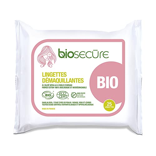 Bio Secure – Toallitas desmaquillantes ecológicas X25