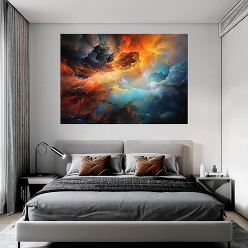 Impression sur toile pour habiller un grand mur de salon vide - 2